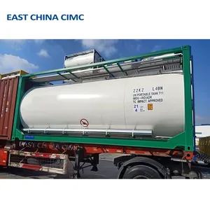 20FT Sulphuric Acid Chemical Liquid Transport Stainless Steel ISO Tank For Sale