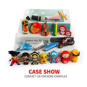 OEM ที่กําหนดเองพีวีซีเรียงรายพวงกุญแจ 3D ซิลิโคนการ์ตูนตุ๊กตาอะนิเมะธีมคุณภาพสูงมิ่งขวัญออกแบบโดยโรงงาน - Product Image 4