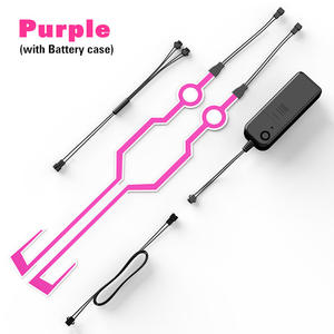 LED motosiklet kask dekorasyon şerit işıklar-su geçirmez ses aktif hızlı/yavaş yanıp sönen kapalı/açık kullanım için - Product Image 5