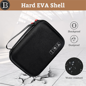 Estuche de viaje EVAHard de fábrica 2023 para cortapelos, soporte para suministros de peluquero para corte de pelo, bolsa de almacenamiento organizadora para recortadora - Product Image 4