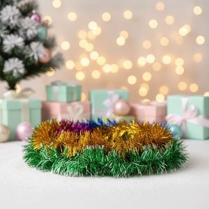 Guirlande de Noël en plastique multicolore irrégulière de 1,8 m pour la décoration de fête de Noël - Product Image 2