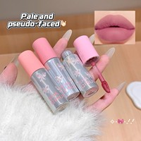 SHAQINUO Rouge à lèvres liquide velours mat rose brume avec formule chimique, couleur longue durée, imperméable, pour un usage quotidien