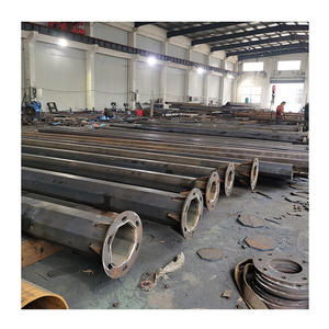 Tiang lampu stadion olahraga kerucut, tiang lampu stadion olahraga tiang tinggi 16m 20m 30m untuk lapangan tenis dan tempat bermain sepak bola - Product Image 5