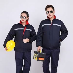 Áo khoác đệm bông dày chống mài mòn và thoải mái trong mùa đông thích hợp để chống gió và chống lạnh khi làm việc tại trang trại - Product Image 1