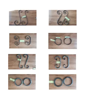 Forged Iron Decorative Scroll Parts for Wrought Iron Gate or Fence decoration