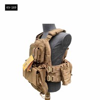 Rompi Taktis Molle Plate Carrier untuk Latihan Luar Ruangan dan Berburu