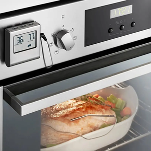 TP16デジタル調理オーブンキッチンミートバーベキューグリル温度計タイマーアラーム付き - Product Image 2