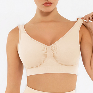 Soutien-gorge sans couture Waistdear, soutien-gorge push-up respirant à larges bretelles pour femmes, grande taille - Product Image 1