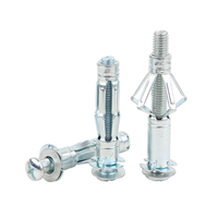 M4 M5 M6 M8 Boulon d'expansion en métal Ancrages pour cloisons sèches Plaque de plâtre Fixation murale Bouchon creux Vis en métal