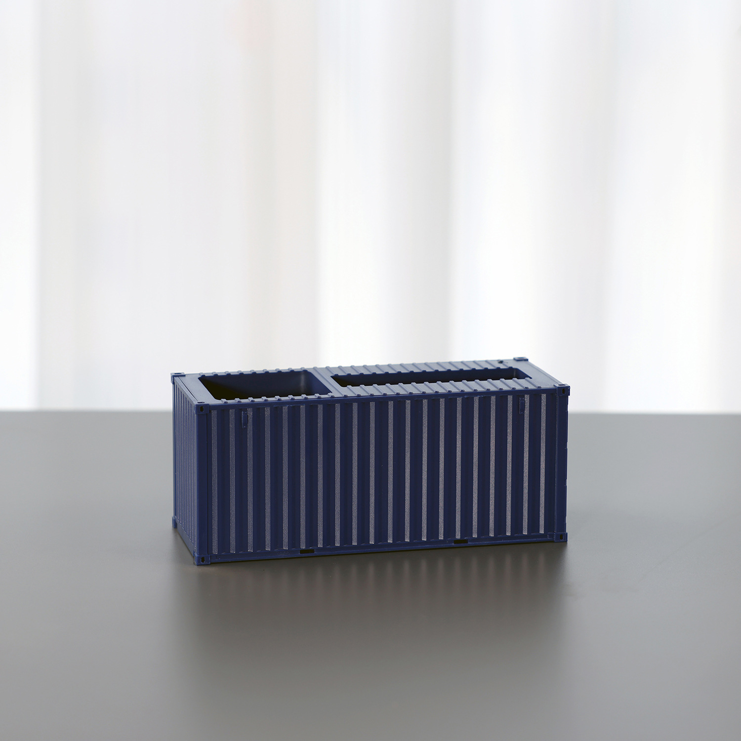 Panneau lumineux bleu foncé