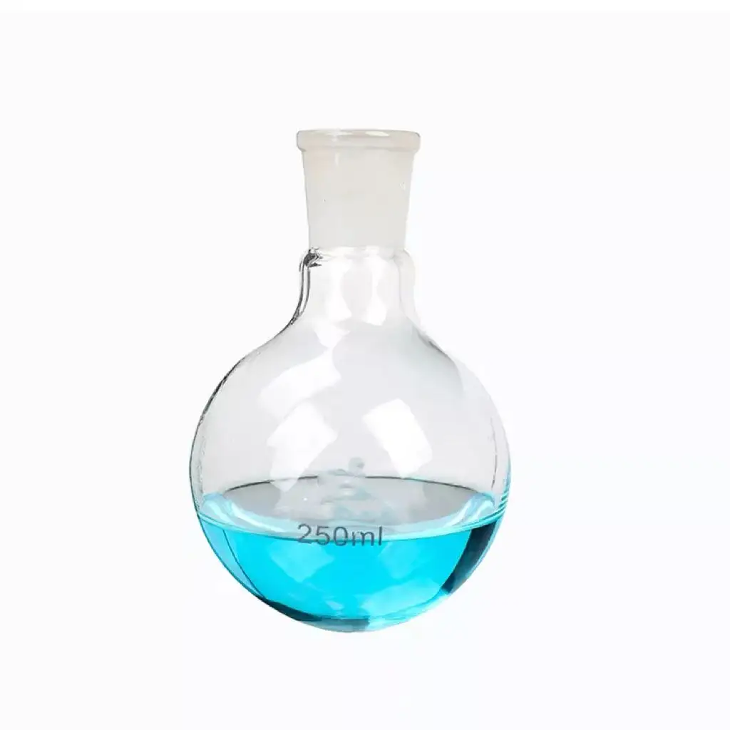 Nhà Máy Cung Cấp Chịu Nhiệt Cao Borosilicate Glass Vòng Dưới Flask