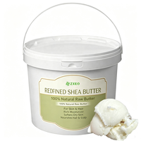 Beurre de Karité Multi-Usages Raffiné Naturel Africain pour Massage, Soins de la Peau, Fabrication de Savon, Aromathérapie, Base de Beauté DIY en Vrac