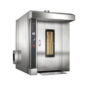 Four à gaz commercial 16 plateaux pour boulangerie, four industriel pour usage en restaurant, pour la cuisson du <span class=keywords><strong>pain</strong></span>, des gâteaux et des pizzas - Product Image 2