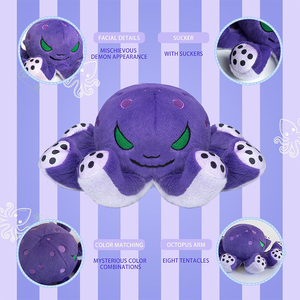 Peluche di Polpo Demoniaco Personalizzabile di Alta Qualità, Animali di Peluche a Forma di Medusa, Regali Abbracciabili per Compleanno, Natale, <span class=keywords><strong>Halloween</strong></span> - Product Image 3