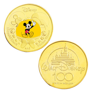 Monete Commemorative Placcate in Oro a Tema Paperino, Stile Anime Americano, da Collezione - Product Image 4