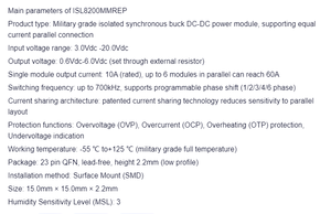 Circuito Integrado de Gestión de Energía 8200MMREP, Chip Regulador de Interruptor, Convertidor de CC, Microprocesador PWM - Product Image 2