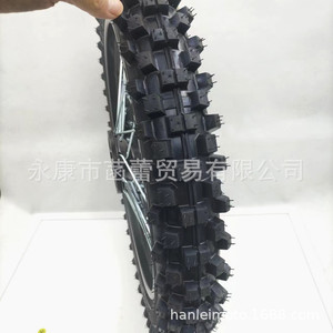 Accesorios para Motocicletas Todoterreno, Neumáticos y Llantas Tubeless 60/100-14, Llanta Delantera 250-14, Neumático de Caucho Natural - Product Image 1