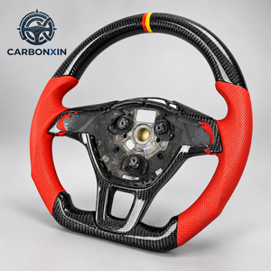 Volante Deportivo de Fibra de Carbono con Luces LED y Palanca de Cambios, 4 Palancas, 40 mm, para Volkswagen Golf GTI 7/7.5/Mk4/Mk7/Mk8 - Product Image 6