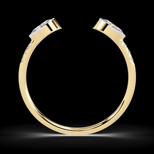 Anillo de Compromiso con Diamante Natural, Oro Sólido de 14K/18K, Corte Marquesa, Joyería Fina y Elegante, Anillo de Novia para Mujer - Product Image 5