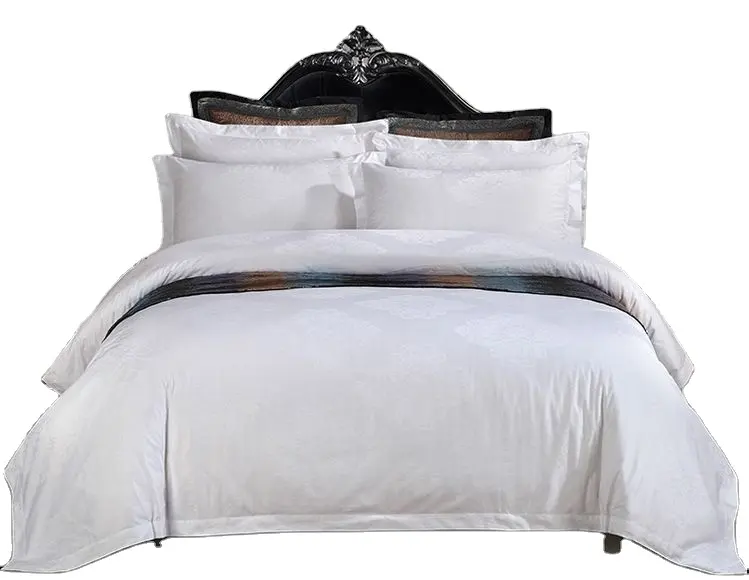 उच्च अंत होटल Percale लंबी-अवधि के साथी पूर्ण-आकार होटल बिस्तर सेट बेडरूम सनी