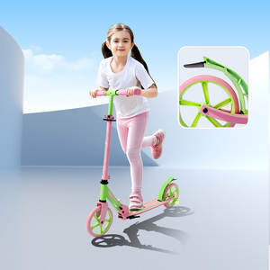 <span class=keywords><strong>Trottinette</strong></span> d'exercice pliable de haute qualité pour enfants et adolescents avec deux grandes roues en PU - Vente directe d'usine - Product Image 1