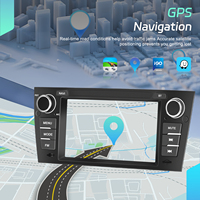 Podofo 2Din Voiture Stéréo Carplay 7 ''Sans Fil Carplay Radios Para Autos 4 + 64G Voiture Stéréo WIFI BT GPS FM RDS Autoradio pour BMW3 E90