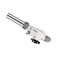 En stock, chalumeau au butane, torche à jet, lance-flammes avec allumage électronique pour barbecue et soudage, outils de cuisine