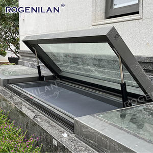 Claraboya Moderna Impermeable con Control Remoto Automático, de Aluminio y Vidrio, <span class=keywords><strong>para</strong></span> <span class=keywords><strong>Techos</strong></span> Planos y Sótanos - Product Image 1