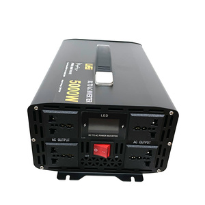 LiHELi <span class=keywords><strong>5000</strong></span> W Écran LCD Dc 12v 24v 48v 60v à Ac 220v 230v <span class=keywords><strong>5000</strong></span> Watt Onduleur à onde sinusoïdale pure <span class=keywords><strong>5000</strong></span> W Prix d'usine - Product Image 3