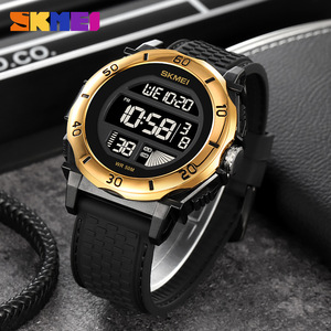Skmei Digital Watch Men Electronic 50M Water Resistant Silicone Strap Alarm Clock LED Display Sport Watch - Product Image 3
