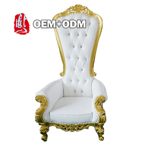 OEM ODM ha personalizzato la nuova coperta del filato del partito <span class=keywords><strong>della</strong></span> sedia del trono <span class=keywords><strong>della</strong></span> <span class=keywords><strong>regina</strong></span> del salone di alta qualità sofà dell'hotel di nozze - Product Image 6