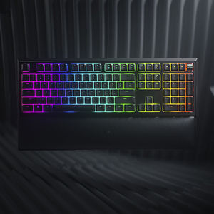 Razer-<span class=keywords><strong>clavier</strong></span> à membrane rétro-éclairé RGB <span class=keywords><strong>Ornata</strong></span> V2, <span class=keywords><strong>clavier</strong></span> à membrane Mecha, avec roues numériques multifonctions et touches médias, en stock - Product Image 2