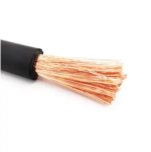 Venta caliente 25mm 35mm 50mm 70mm 95mm batería de cobre flexible Cable de soldadura cable eléctrico