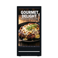 Écran publicitaire numérique extérieur étanche avec bande LED pour menu numérique, idéal pour les drive-thru, les magasins de détail, la signalisation directionnelle et l'éducation