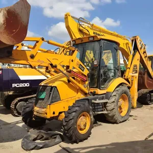 Sử dụng máy móc xây dựng mini chất lượng tốt 4x4 backhoe máy xúc loader bê tông Máy trộn để bán