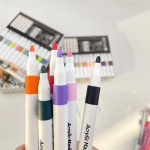 Ensemble de stylos marqueurs à peinture acrylique à pointe fine pour la peinture artistique DIY, le dessin, le graffiti - Product Image 3