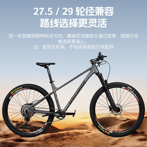 Cuadro de Bicicleta de Montaña de Aleación de Aluminio de 29 Pulgadas, Hardtail, con Cableado Interno, Frenos de Disco, Diseño Moderno y Ligero - Product Image 5