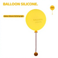Lampe Ballon Transfrontalière Best-Seller, Veilleuse Rechargeable avec Minuteur, Activation par Claquement, Animaux/Signes du Zodiaque, en Silicone pour Chevet