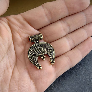 จี้สร้อยคอผู้หญิงแบบนอร์สสลาฟิก ลูนูลา, เครื่องประดับไวกิ้งสำหรับผู้หญิง โมราเวีย, ลูนิตซา, สลาฟ, จี้ไวกิ้ง - Product Image 6