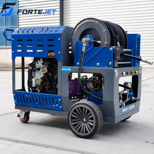 Machines de débouchage de tuyaux à pression industrielle, outil de nettoyage des égouts, nettoyeur à jet d'eau pour le nettoyage des drains - Product Image 5