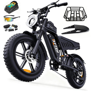 Expédition rapide depuis l'entrepôt américain - Vélo électrique F6S DTTZH NFC 48V 25AH avec panier pour adultes - Product Image 1