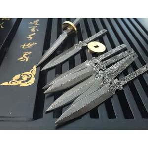 Cuchilla de Té de Acero de Damasco para Dropshipping en Shopify, Forjada a Mano, para Proyectos de Bricolaje, Herramienta para Ceremonia del Té, Diseño Curvo Fuller - Product Image 2