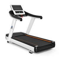 Equipo de Fitness, Caminadora Eléctrica para Ejercicio en Casa, Máquina para Correr, Pantalla LED de Acero, Unisex, Comercial, Portátil, 5 Años de Garantía