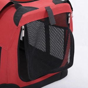 Estilo americano rojo suave tela resistente al agua de <span class=keywords><strong>transporte</strong></span> de mascotas para viajes - Product Image 6