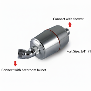 Filtre à eau pour pommeau de douche Taiwan Buder avec compatibilité universelle pour tous les types de douche - Product Image 1