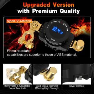 कार/ट्रक डीसी संवेदनशीलता वोल्टमीटर डिस्प्ले इलेक्ट्रॉनिक्स बैटरी डिस्कनेक्ट स्विच टेस्टर - Product Image 4