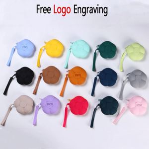 Flower Silicone Coin <b>Purse</b> Mini Cartoon Cute Zipper <b>Small</b> Wallet for Female Students Handheld Coin Earphone Bag Pendant - Product Image 2