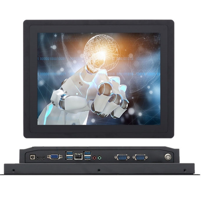 High Temperature Shockproof Resistant Industrial Touch Panel PC All One Mini Computer IP65 Water-Proof Aluminum Alloy Frame