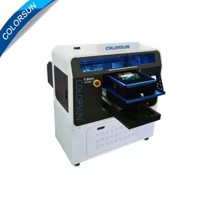 3D otomatik 4720 DTG yazıcı giysi yazıcıya doğrudan T-shirt yazıcı için Epson 4720 kafa * 2PCS A3 + DTG BASKI MAKİNESİ