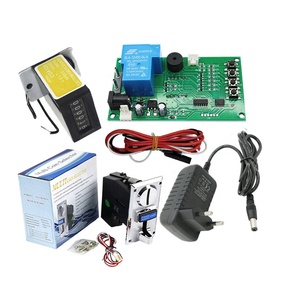 Temporizador JY-15A con Selector de Monedas, Placa Adaptadora de Corriente de 12V, Dispositivo de Control de Tiempo Multimoneda para Lavadoras y Máquinas Expendedoras - Product Image 1